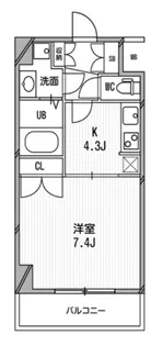 スペーシア高円寺I【6階】の間取り