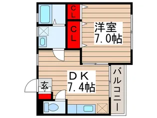 冨士ハイム【2階】の間取り