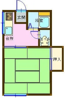 パールハイツ【2階】の間取り