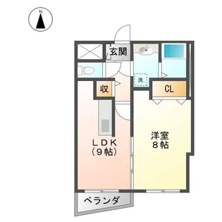 メビウスAK【6階】の間取り