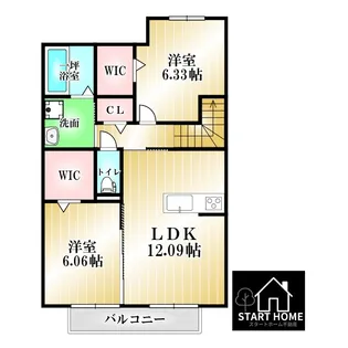 マリーゴールドA【2階】の間取り