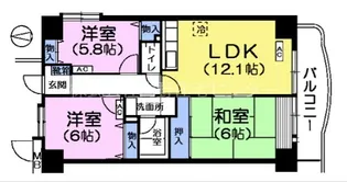 マノワール泉【2階】の間取り