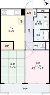 エスタシオン渋谷【1階】の間取り