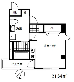 ビリオン日暮【2階】の間取り