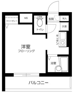 メインステージ中野坂上【2階】の間取り