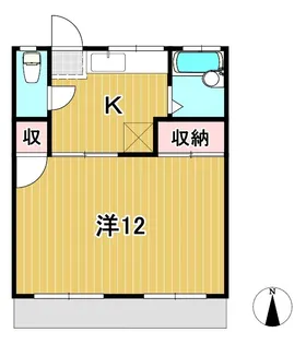 有明荘【1階】の間取り