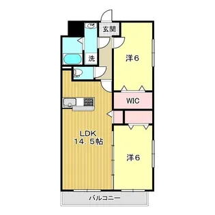 ベルグレース【1階】の間取り