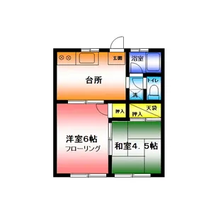 サンライフ湘南【2階】の間取り
