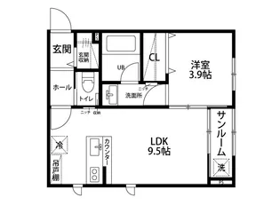 ロレーヌ【2階】の間取り