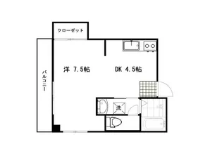 メゾンサンクプレ【1階】の間取り