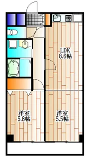ノーサイド【5階】の間取り