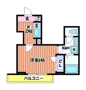リーヴル【2階】の間取り