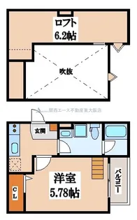 アミークス【1階】の間取り