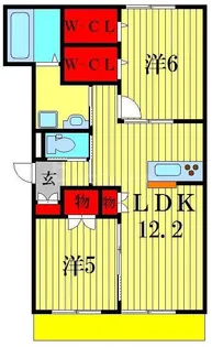ファミーユI【2階】の間取り