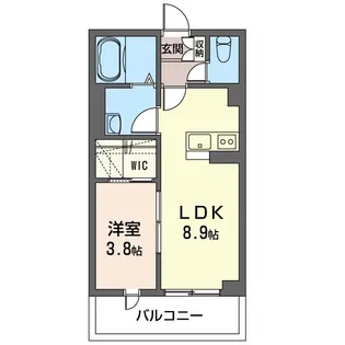 グリーンフィールド IV【2階】の間取り