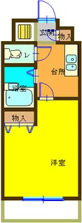 アスタリスク日吉【2階】の間取り