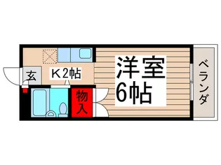 第一今井ビル1-3【2階】の間取り