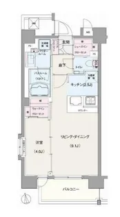ガーラ レジデンス浅草【5階】の間取り