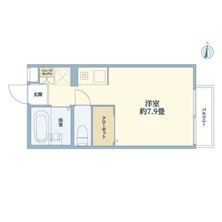 シャルム【1階】の間取り