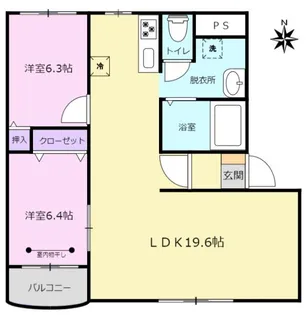 RO-LEXIII【3階】の間取り