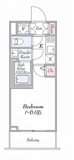 Rising place 綾瀬【2階】の間取り