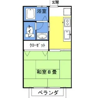 ラフォンテ・チャオ3rd【2階】の間取り