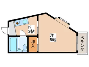 マンションやまと【5階】の間取り