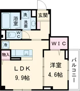 ディーズプラス篠崎【4階】の間取り