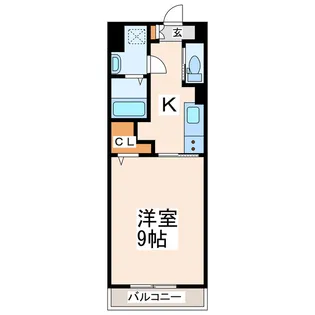 エフィシア保田窪【2階】の間取り