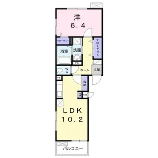 サンルミエール【2階】の間取り