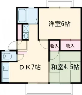 アーバンハイツ(上横田)【2階】の間取り