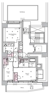 SYFORME ITABASHI III【13階】の間取り
