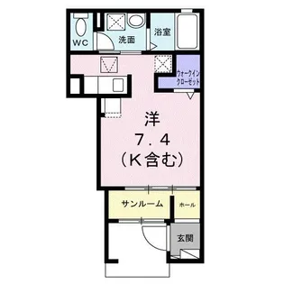 クレアII【1階】の間取り