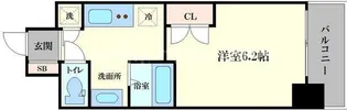 ジュネーゼ梅田北プラウディア【7階】の間取り