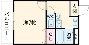 ニュープレジデント藤澤【4階】の間取り