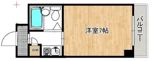 エスタンシア紀寺【2階】の間取り