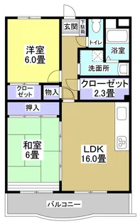 アーバンささがせ【1階】の間取り