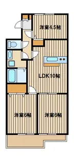 センチュリー北原【3階】の間取り