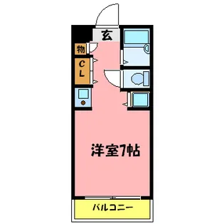 YKハイツ小久保【7階】の間取り