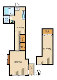 グレースハイム山王【2階】の間取り