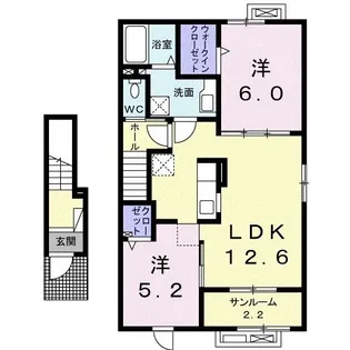 フラン メゾン17【2階】の間取り