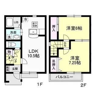 グリーン・ルーエ Iの間取り