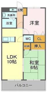 セゾンコート7【2階】の間取り