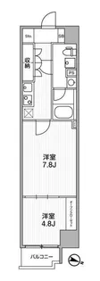 Weave Base Itabashi Honcho【7階】の間取り