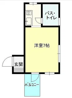 ベル天満【5階】の間取り