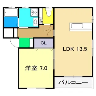 メリベル I【3階】の間取り
