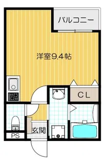 REGIES八尾駅前【2階】の間取り