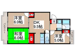 ベルデュール【2階】の間取り