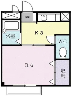 フォレスタ ミナミ【2階】の間取り