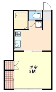 コーポ花沢【2階】の間取り